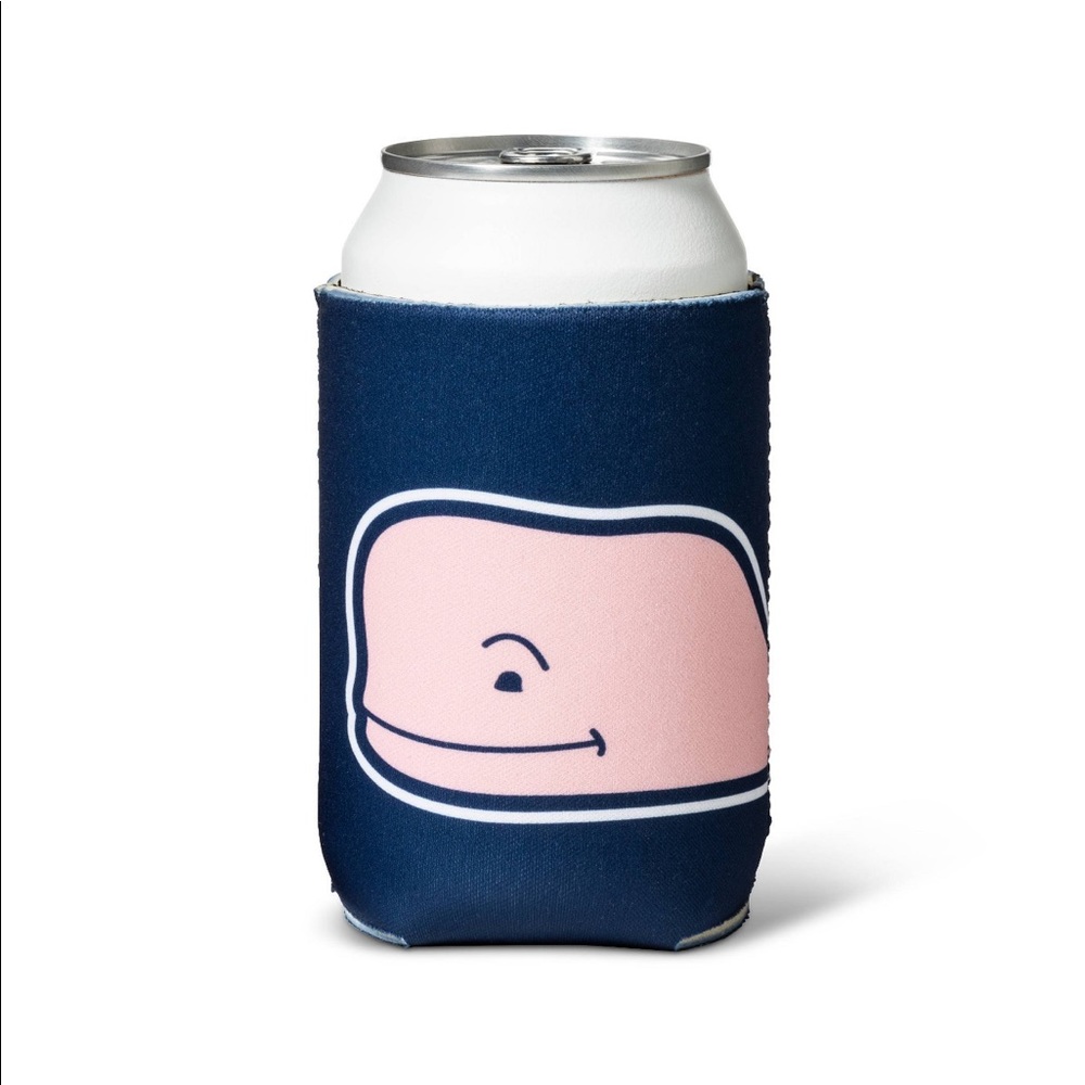VV FOR TARGET NAVY & PINK WHALE CAN HOLDER